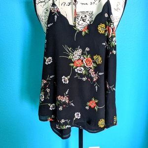 Nine Britton scalloped top. Size S